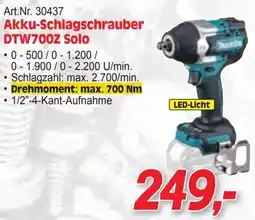 Zgonc Akku-Schlagschrauber DTW700Z Solo Angebot