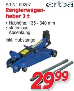 Zgonc Rangierwagenheber 2 t Angebot