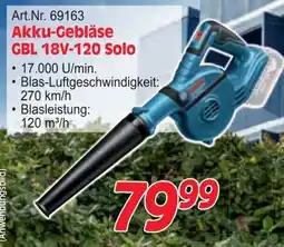 Zgonc Bosch Akku-Gebläse GBL 18V-120 Solo Angebot