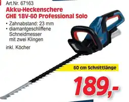 Zgonc Bosch Akku-Heckenschere GHE 18V-60 Professional Solo Angebot