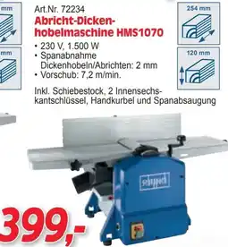 Zgonc Abricht-Dicken-hobelmaschine HMS1070 schappach Angebot