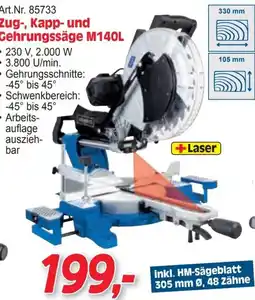 Zgonc Zug-, Kapp- und Gehrungssäge M140L Angebot