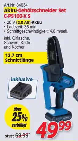Zgonc Akku-Gehölzschneider Set C-PS100-X S Angebot
