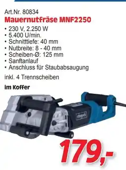 Zgonc Mauernutfräse MNF2250 Angebot