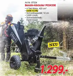 Zgonc Benzin-Häcksler PGS420E Angebot