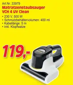 Zgonc Matratzenstaubsauger VCH 4 UV Clean Angebot