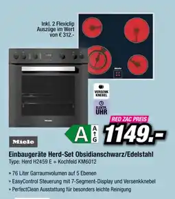 Red Zac Einbaugeräte Herd-Set Obsidianschwarz/Edelstahl Angebot
