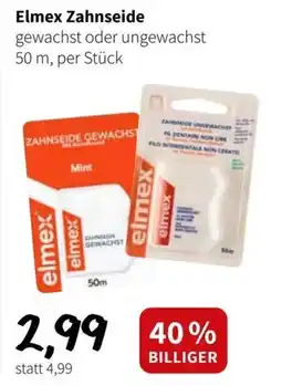 Der Grissemann Elmex Zahnseide Angebot