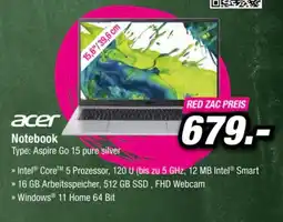 Red Zac Acer Notebook Angebot
