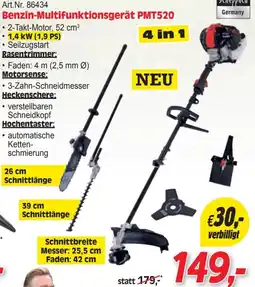 Zgonc Benzin-Multifunktionsgerät PMT520 Angebot