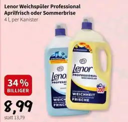 Der Grissemann Lenor Weichspüler Professional Angebot