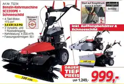 Zgonc Benzin-Kehrmaschine SC2200PE + Schneeschild Angebot
