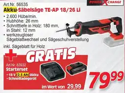Zgonc Akku-Säbelsäge TE-AP 18/26 Li Angebot