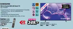 Red Zac Samsung 108 cm Crystal UHD LED Smart TV Angebot
