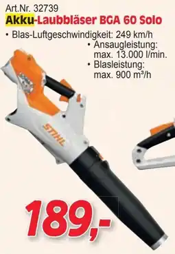Zgonc STIHL Akku-Laubbläser BGA 60 Solo Angebot