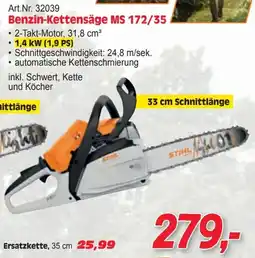 Zgonc STIHL Benzin-Kettensäge MS 172/35 Angebot