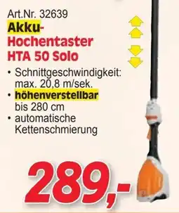 Zgonc STIHL Akku-Hochentaster HTA 50 Solo Angebot