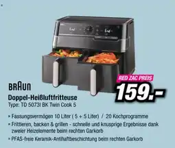 Red Zac Braun Doppel-Heißluftfritteuse Angebot