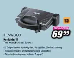 Red Zac Kenwood Kontaktgrill Angebot