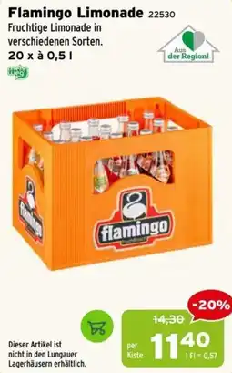 Salzburger Lagerhaus Flamingo Limonade Angebot