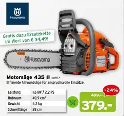 Salzburger Lagerhaus Husqvarna Motorsäge 435 II Angebot