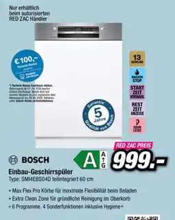 Red Zac BOSCH Einbau-Geschirrspüler Angebot