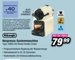 Red Zac DeLonghi Nespresso-Systemmaschine Angebot