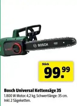 Der Grissemann Bosch Universal Kettensäge 35 Angebot