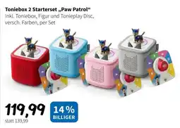 Der Grissemann Toniebox 2 Starterset „Paw Patrol“ Angebot