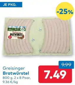 T&G Greisinger Bratwürstel Angebot