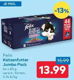 T&G Felix Katzenfutter Jumbo Pack Angebot
