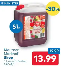 T&G Mautner Markhof Sirup Angebot