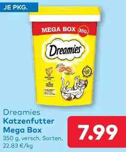 T&G Dreamies Katzenfutter Mega Box Angebot