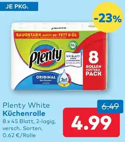 T&G Plenty White Küchenrolle Angebot