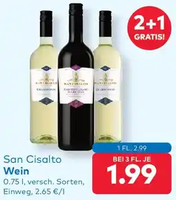 T&G San Cisalto Wein Angebot