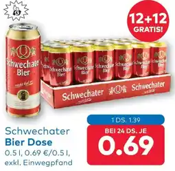 T&G Schwechater Bier Dose Angebot