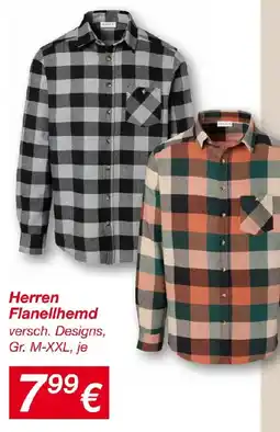 KiK Herren Flanellhemd Angebot