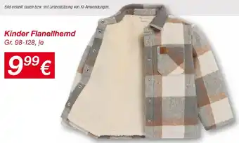 Kinder Flanellhemd