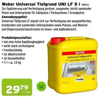 Weber Universal Tiegrund LF