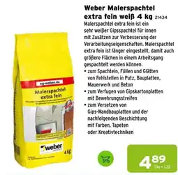 Salzburger Lagerhaus Weber Malerspachtel extra fein Angebot