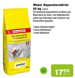 Salzburger Lagerhaus Weber Reparaturmörtel Angebot