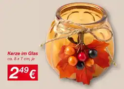 KiK Kerze im Glas Angebot