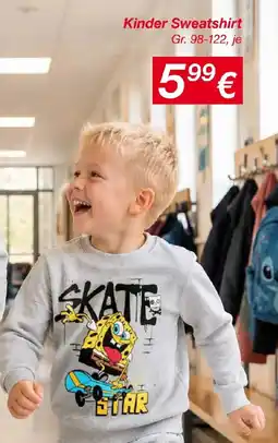KiK Kinder Sweatshirt Angebot