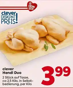 Billa clever Hendl Duo Angebot