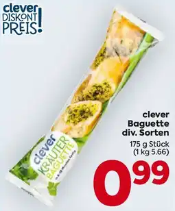 Billa clever Kräuter Baguette Angebot