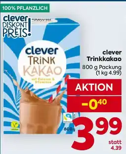 Billa clever Trinkkakao Angebot