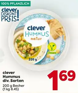 Billa clever Hummus natur Angebot