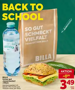 Billa Billa immer gut Jausensackerl Vital Angebot