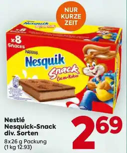 Billa Nestlé Nesquik-Snack Angebot