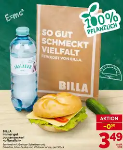Billa BILLA immer gut Jausensackerl pflanzlich Angebot